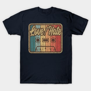 Love/Hate Vintage Cassette T-Shirt